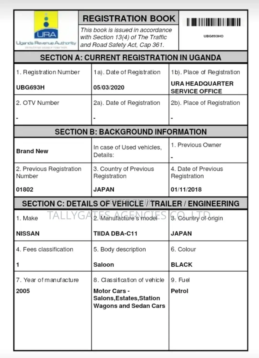 Logbook Transfer/Validation Registration Services.