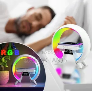 15W Wireless Charger Alarm Clock Lamp