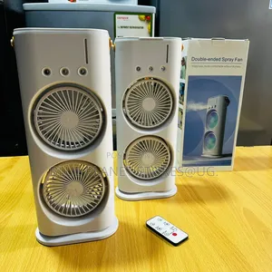 Portable Double Ended Spray/Mist Fans \\ RECHARGEABLE.