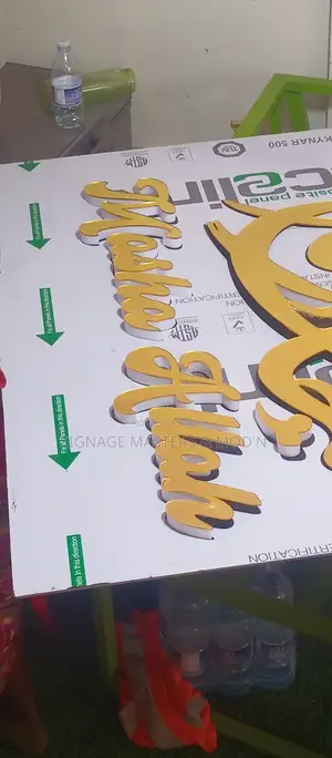 3d Gold Acrylic