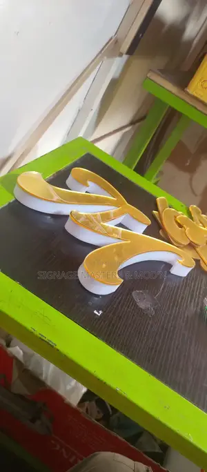 3d Gold Acrylic