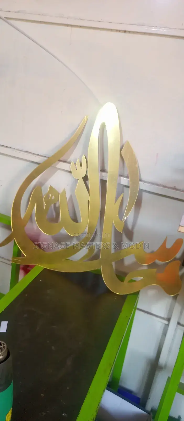 3d Gold Acrylic