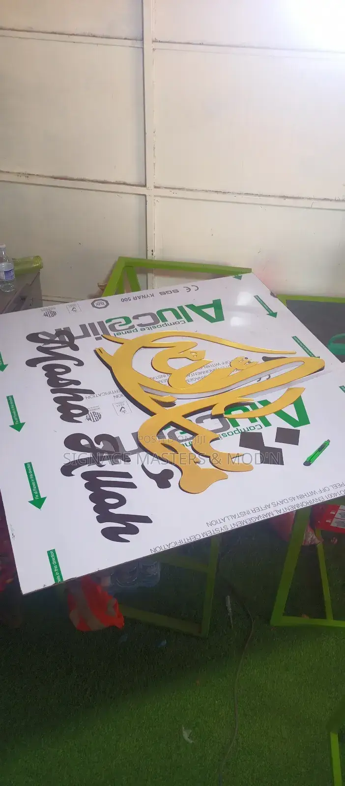 3d Gold Acrylic