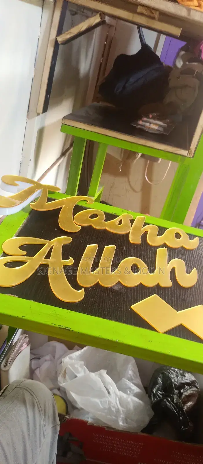 3d Gold Acrylic