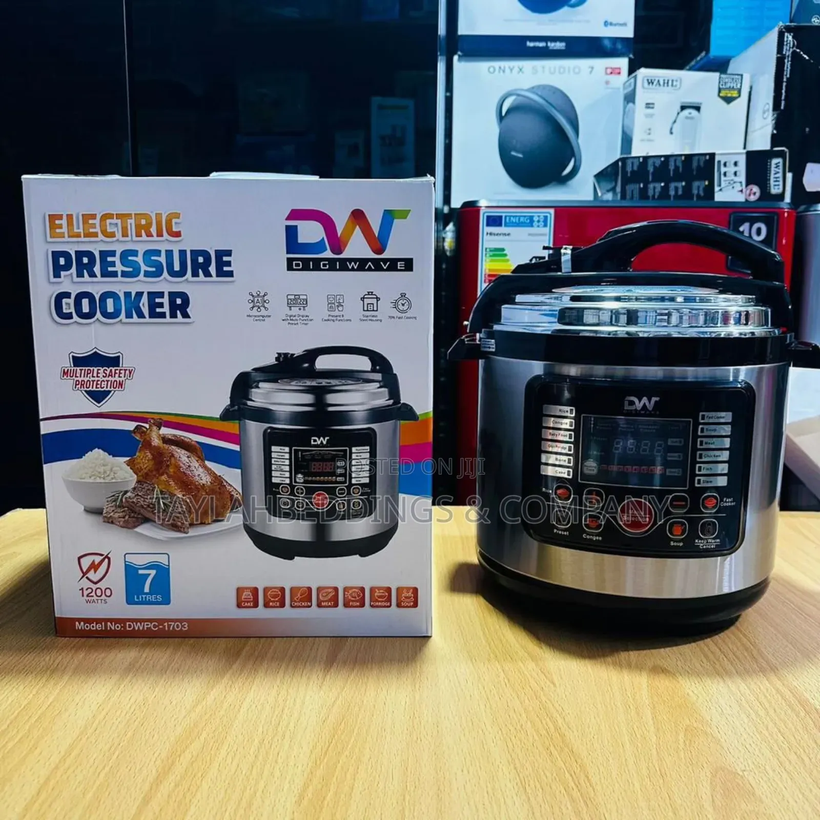 Digiwave 7L Electric Pressure Cooker 1200W