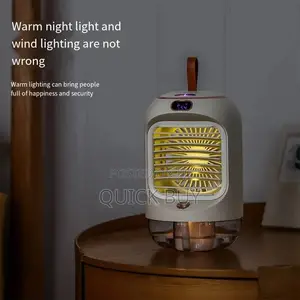 Rotating Cooling Humidifier Fan