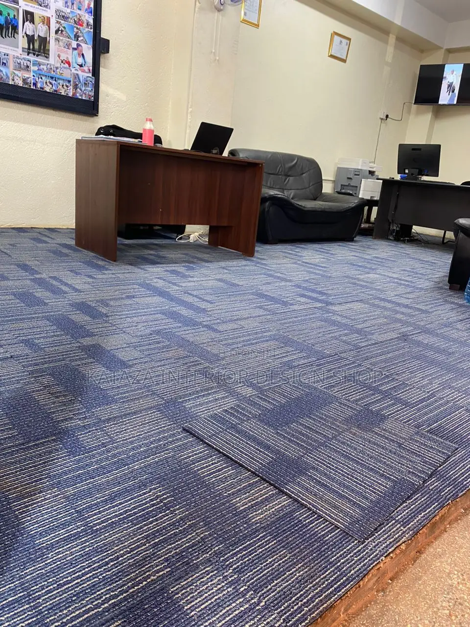 Woolen PVC Tile Carpets