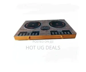 Double Induction Infrared Cooker Hot Plate Stove -black,Grey
