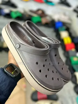 Apair of Unique Crocs