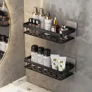 Double Metallic Shelf Rack
