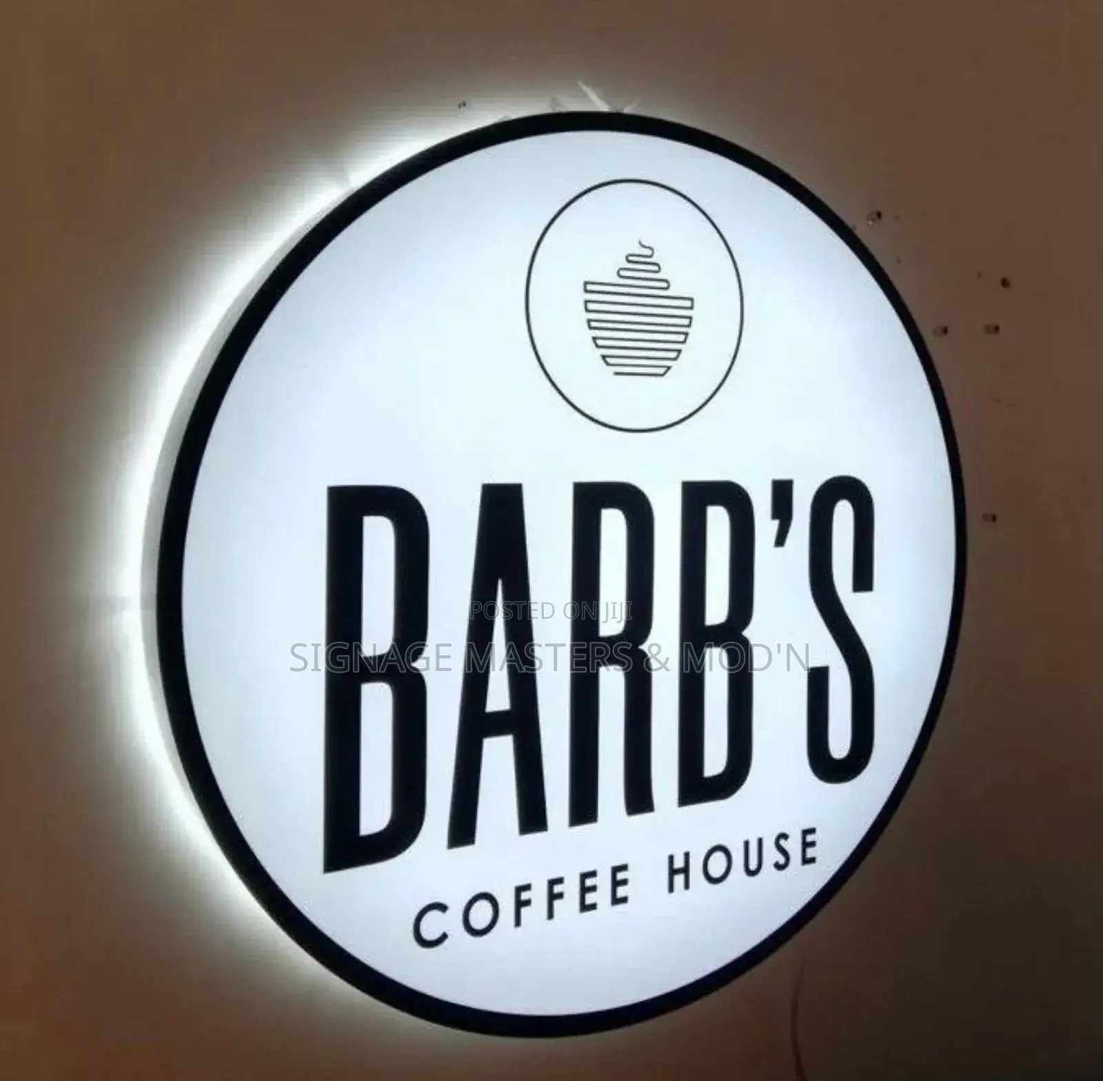 Illuminated Wall Logo