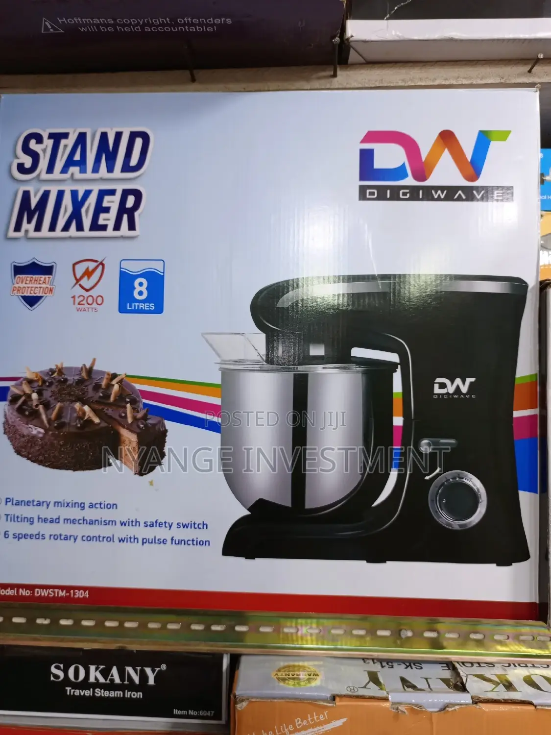 Dw Stand Mixer. 8l 1200w Stand Mixer. Digital Wave .