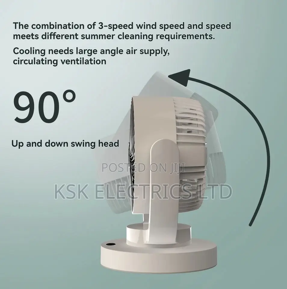 Desktop Fan, Strong Wind, USB Air Circulation Fan,