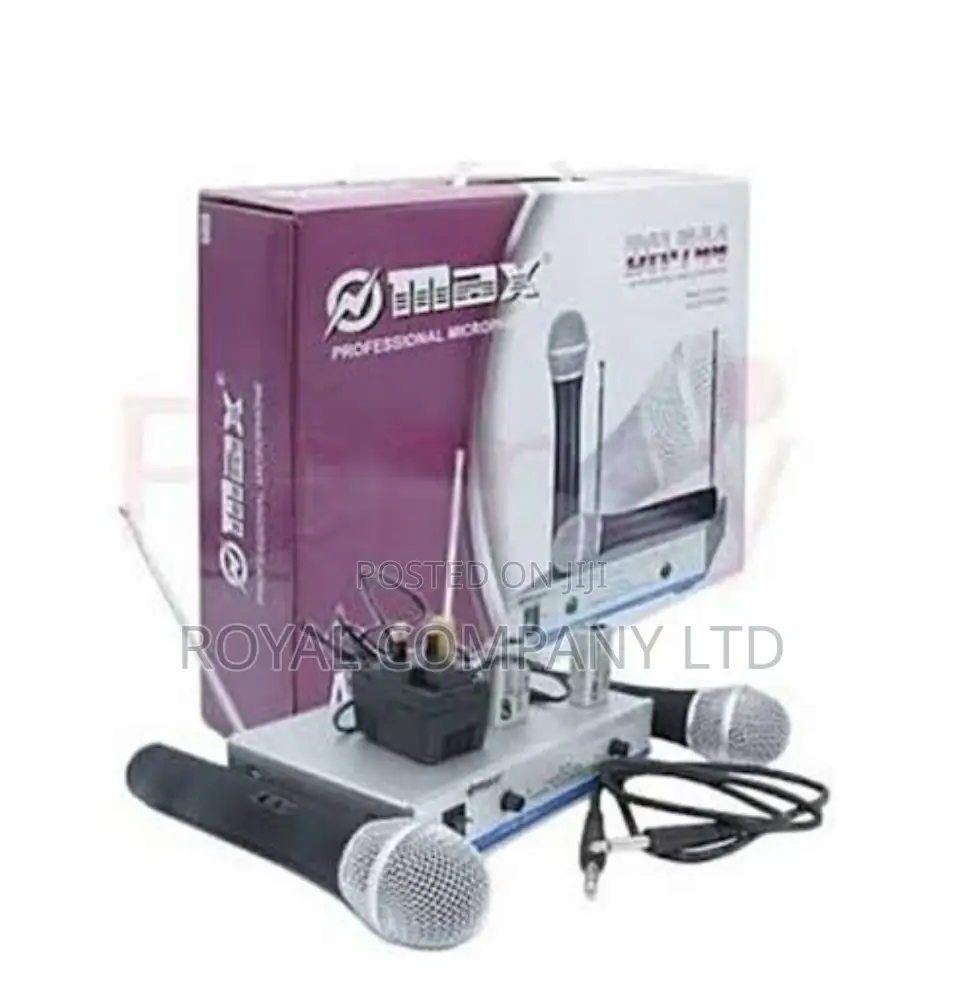 Max Wireless Microphone 2pieces