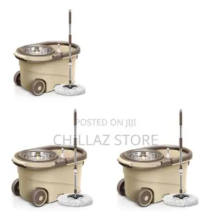 Spin Mopper With Bucket