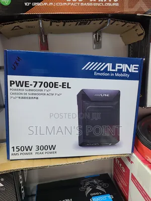 Alpine Car Underseat Subwoofer