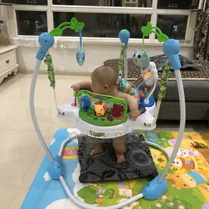 Baby Jumper Trolley With 360 Rota Table Padded Seat