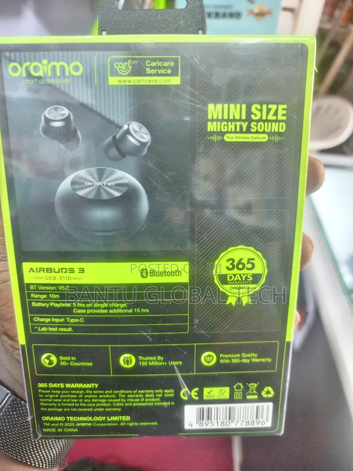 Original Oraimo Bluetooth Earbuds