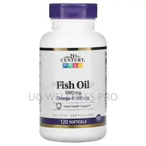 21st Century, Fish Oil, 1,000 Mg, 120 Softgels