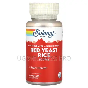 Solaray, Red Yeast Rice, 600 Mg, 45 Vegcaps