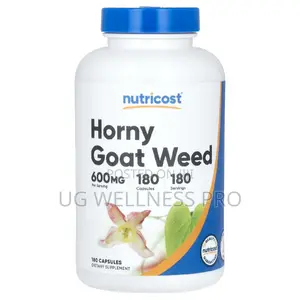 Nutricost, Horny Goat Weed , 600 Mg , 180 Capsules