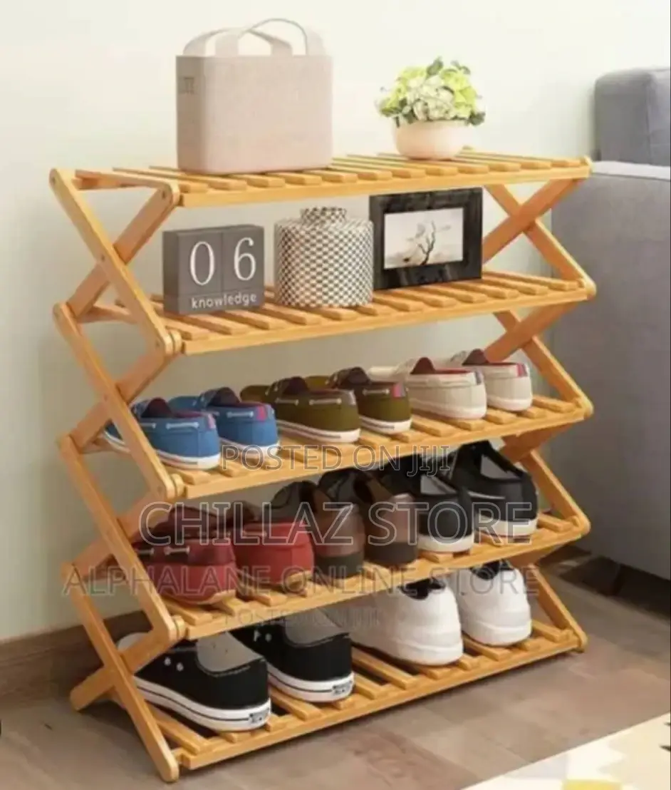 Wooden Shoe Rack
