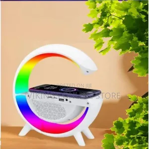 5-in-1 Bluetooth Speaker, Wireless Phone Charge, FM . Lamp
