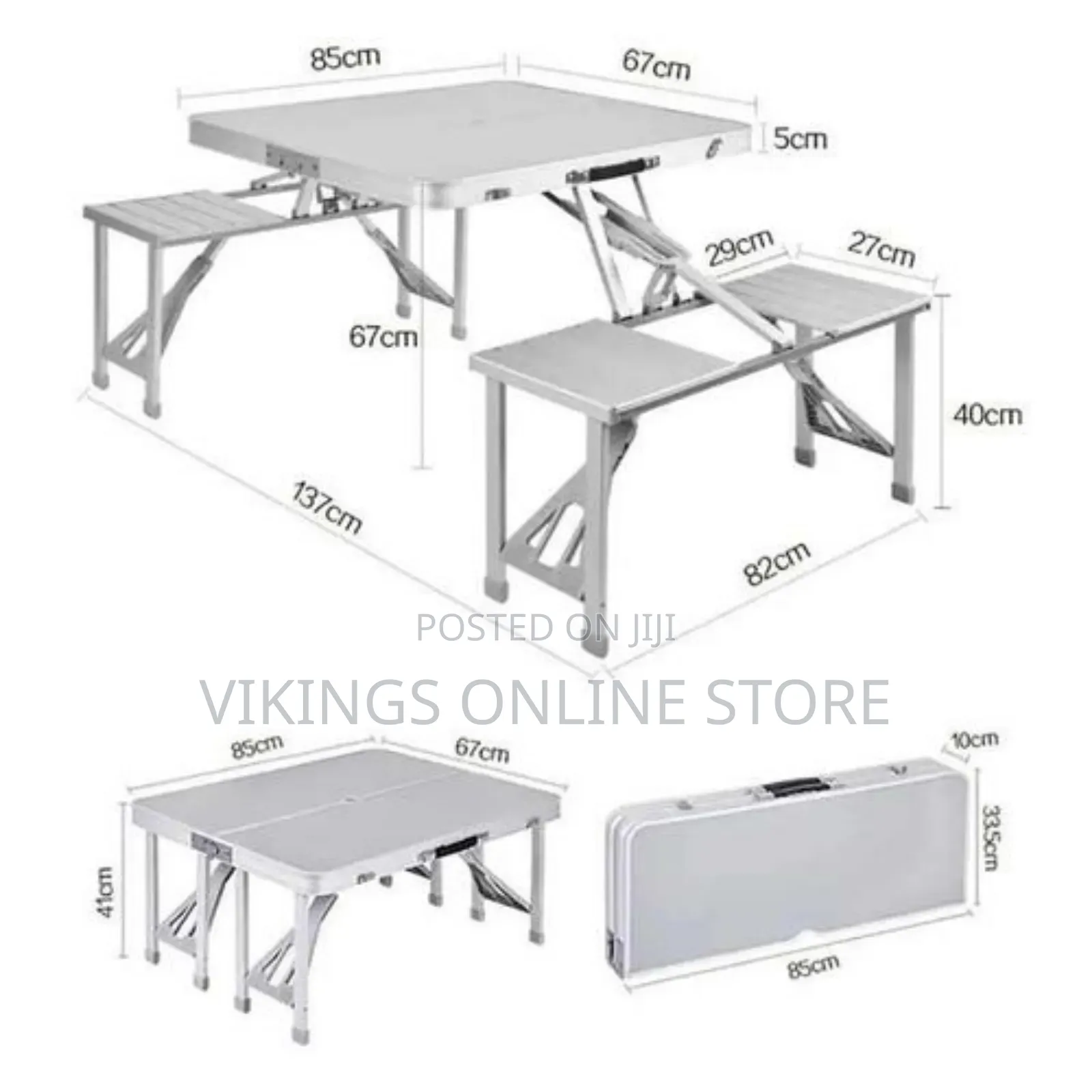 Portable Aluminum Foldable Dining Outdoor Folding Table