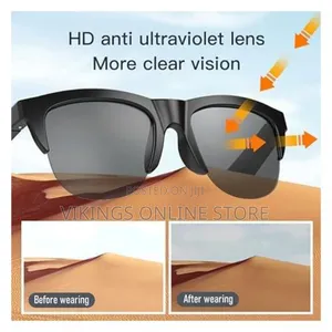 Smart Glasses Wireless Bluetooth Sunglasses Open Ear Music