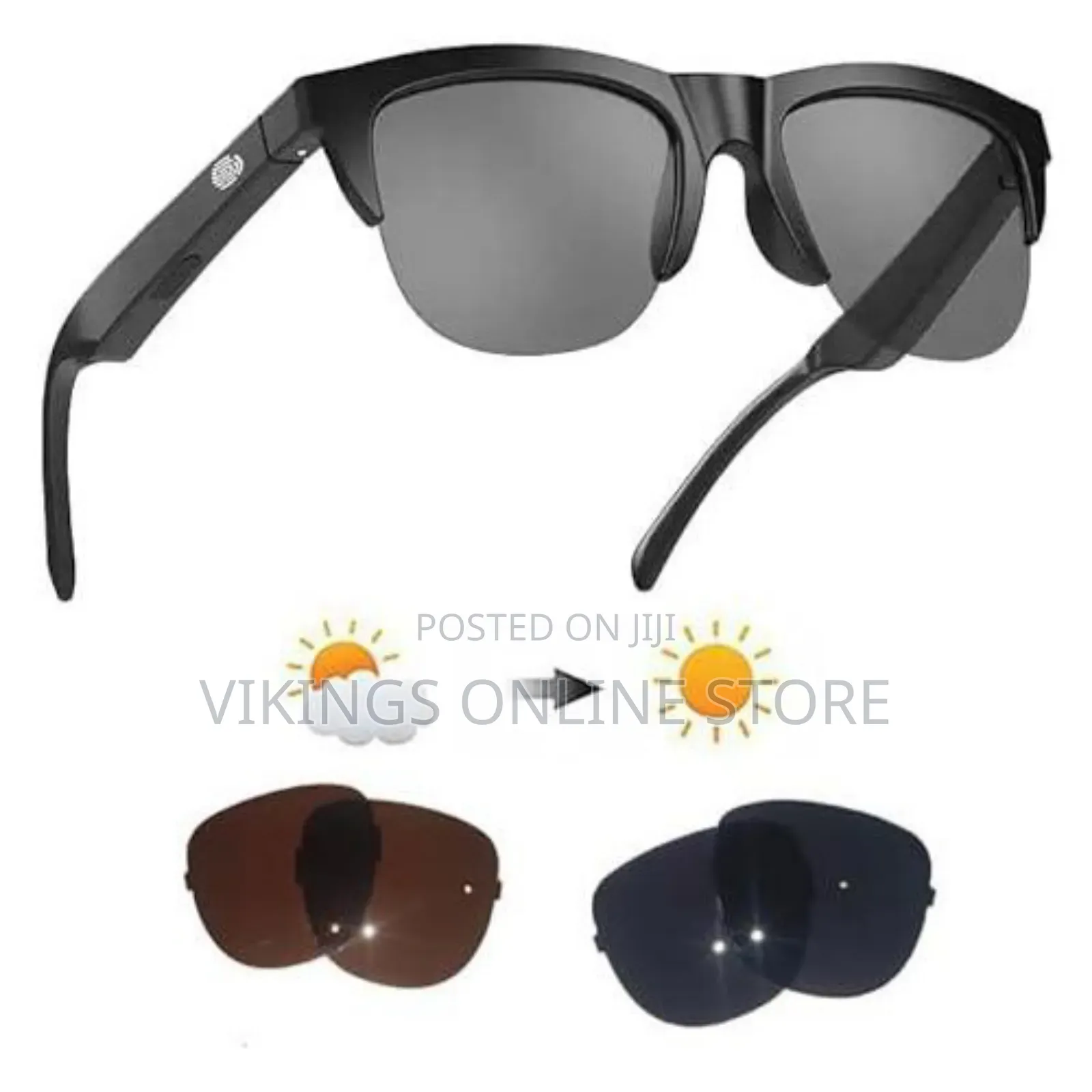 Smart Glasses Wireless Bluetooth Sunglasses Open Ear Music