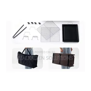 BBQ Foldable and Detachable Charcoal Iron Barbecue Grill
