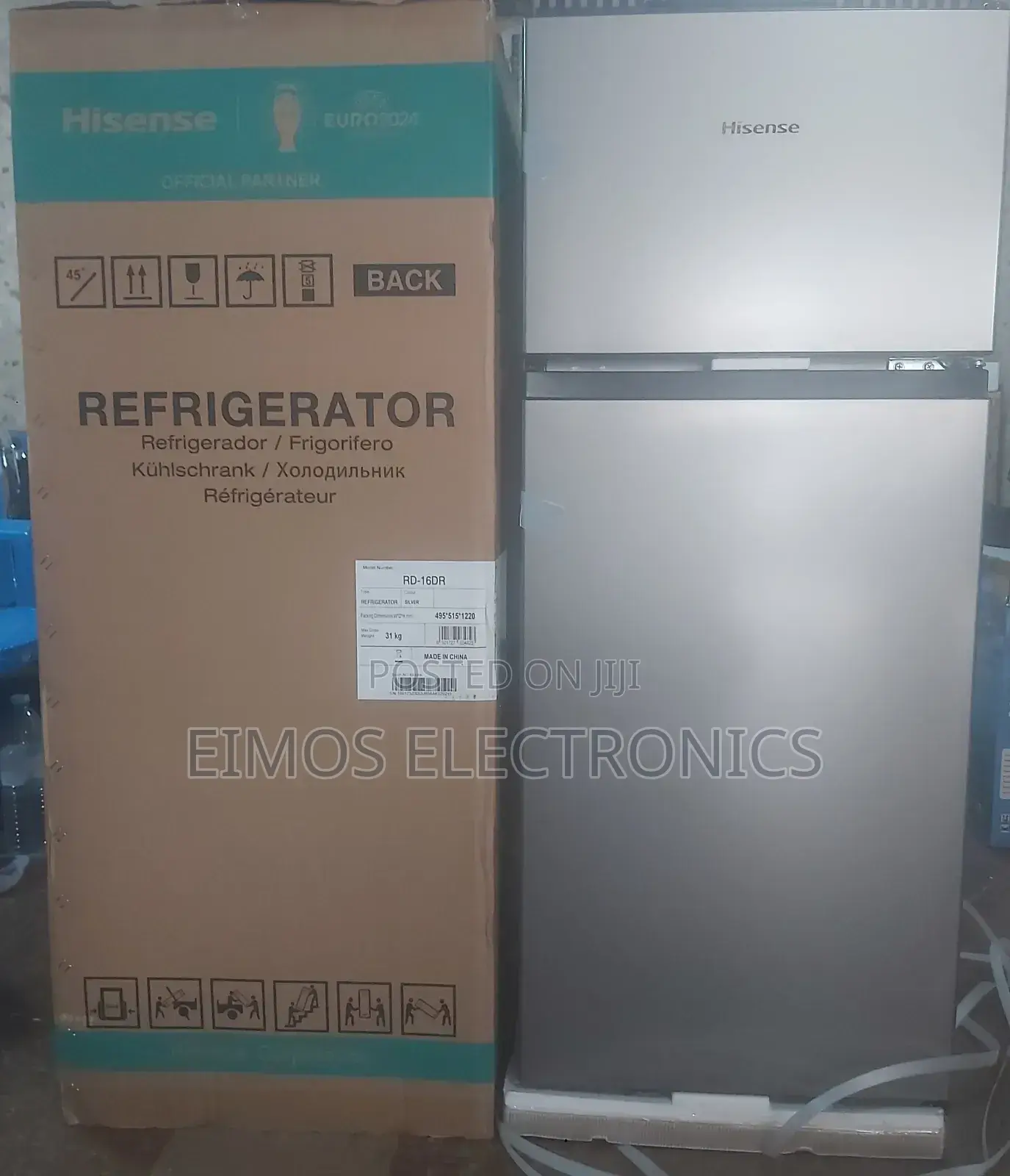 160L Hisense Fridge Double Door