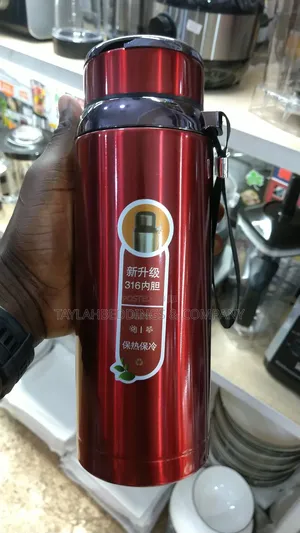 Stainless Steel Vacuum Flask Thermos Travel Cup Red