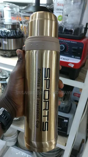 Sports Printed 24 Hours Hot Water Insulated Vacuum With Cup