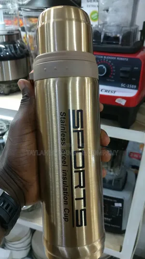 Sports Printed 24 Hours Hot Water Insulated Vacuum With Cup
