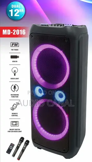 12” Dual Cotina Rechargeable Speaker
