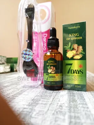 Derma Roller Ginger Oil for Hair Growth