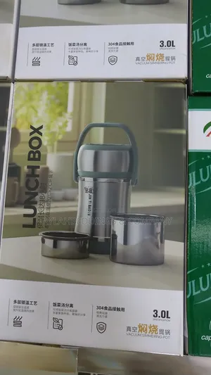 Food Flask 3L,Double Wall,Stainless Steel,Thermos Lunch Box