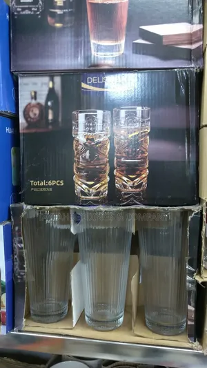 6pcs Modern Style Highball Glasses