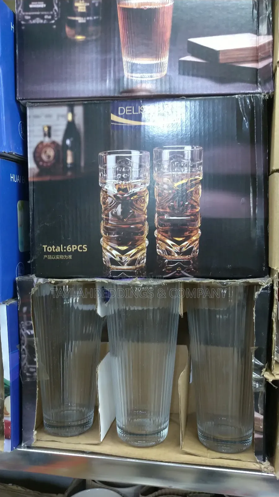 6pcs Modern Style Highball Glasses