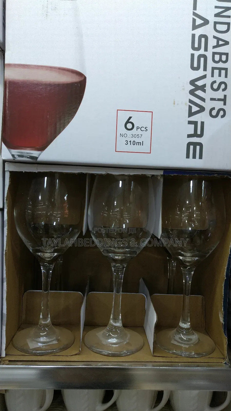 Classic Red Wine Glasses 6pcs 310ml