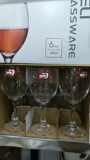 Classic Red Wine Glasses 190ml 6pcs