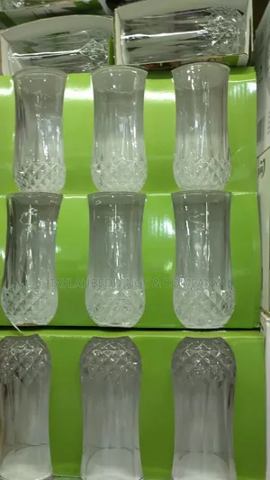 Glassware Water/Juice Glass - 6 Pieces, Transparent