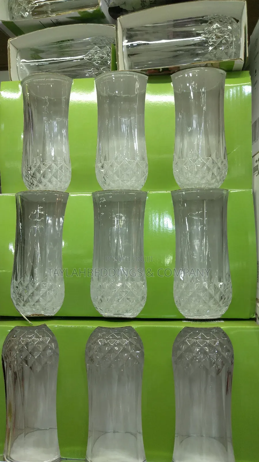 Glassware Water/Juice Glass - 6 Pieces, Transparent