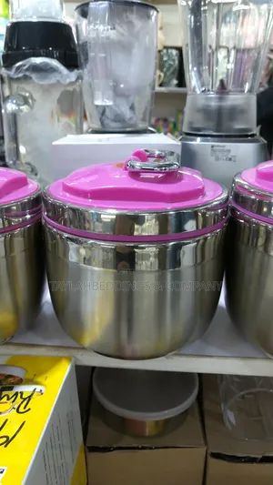 Jing Cai Double Wall Isulated Portable Steel Food Flask 2L