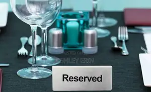 2pcs Table Reservation Sign