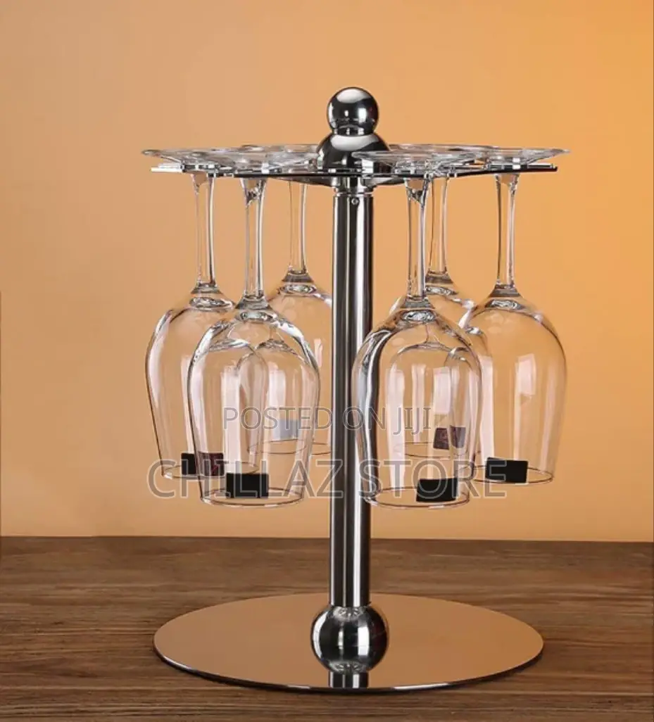 Stainless Round Glass Holder