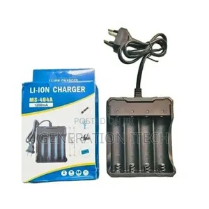 LI ION Battery Charger for 18650 Batteries (3.7v Batts) 4pts