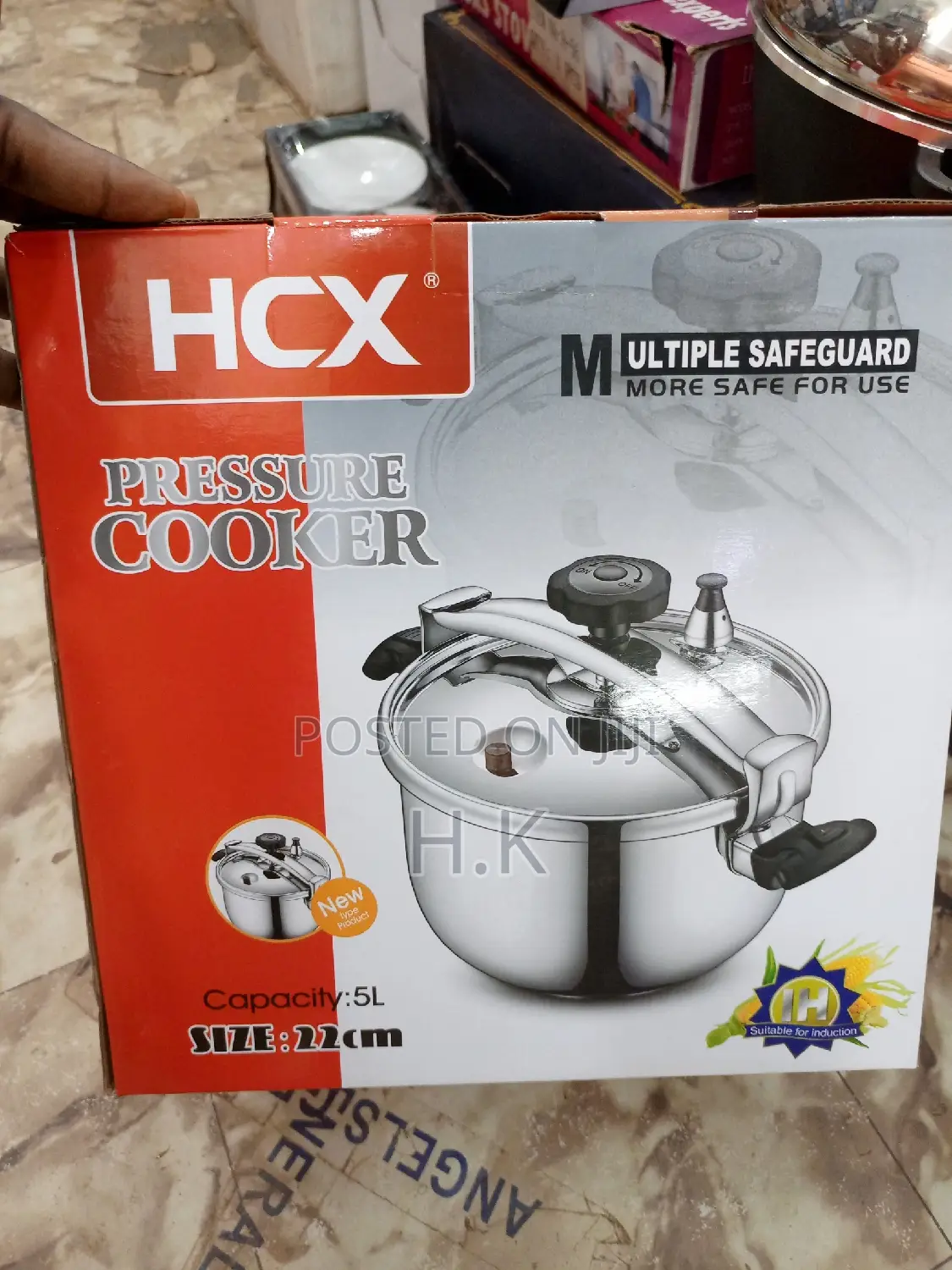 5L Stainless Steel Pressure Cooker