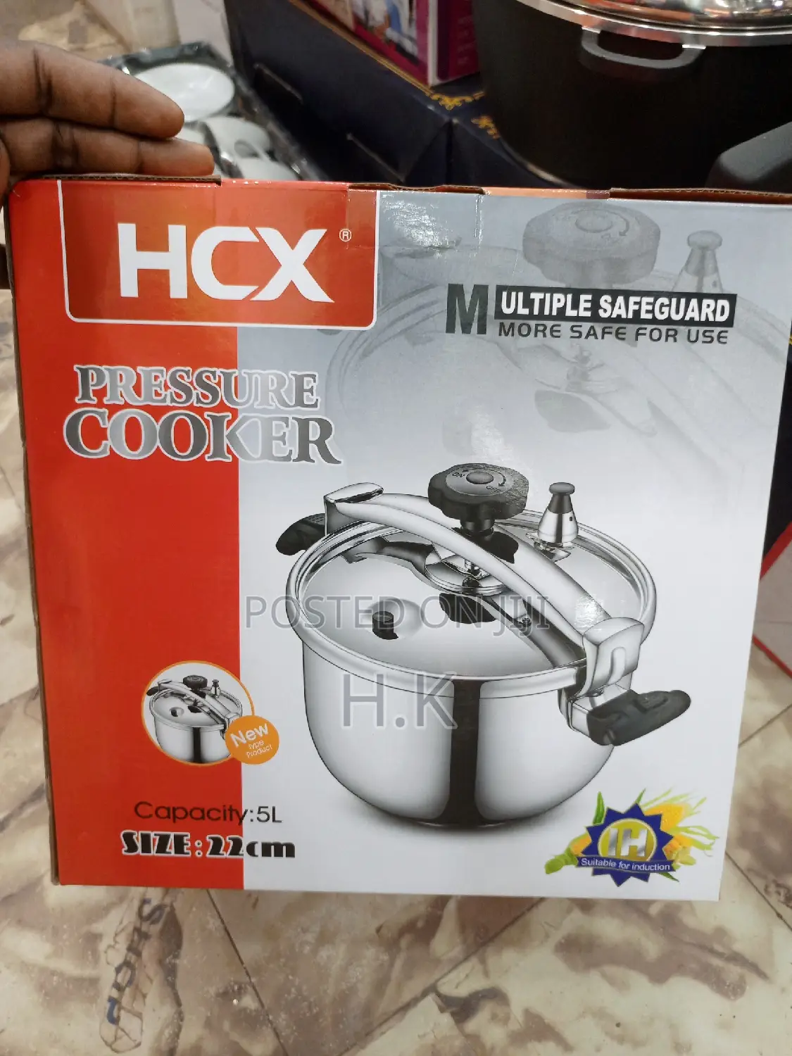 5L Stainless Steel Pressure Cooker